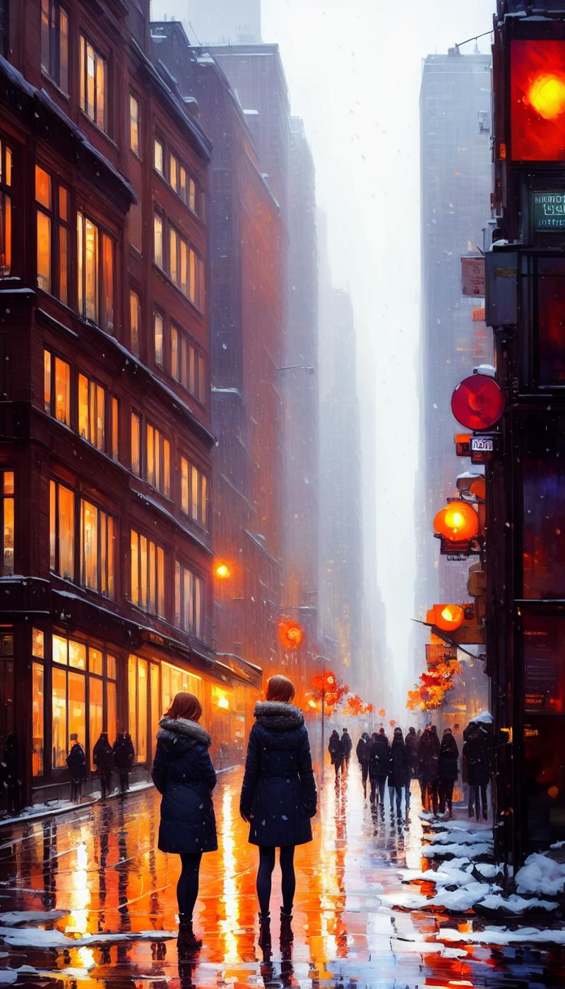 03440-467830683-New York City  in winter in Style by Style-Autumn, a woman by agnes cecile, luminous design, pastel colours, ink drips, autumn l.png